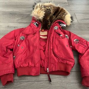 Parajumpers Red Kids Puffer Jacket